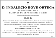 Indalecio Bovè Ortega